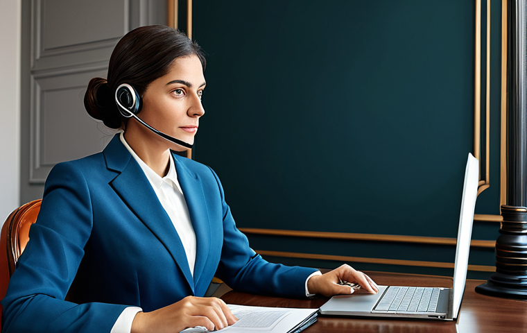 **

"A professional Italian woman in a modest business suit, participating in a virtual international conference call from her home office in Milan, fully clothed, appropriate attire, safe for work, perfect anatomy, natural proportions, professional digital art, high quality, family-friendly."

**