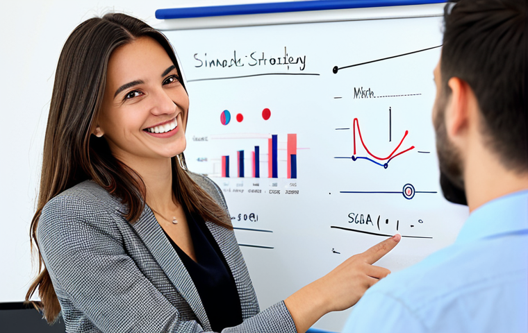 **

"A young professional woman, fully clothed in a stylish business casual outfit appropriate for an Italian marketing agency, smiling confidently while presenting a global marketing strategy on a whiteboard in a bright, modern office space in Milan. Safe for work, appropriate content, professional environment, perfect anatomy, natural pose, well-formed hands, proper finger count, high resolution."

**