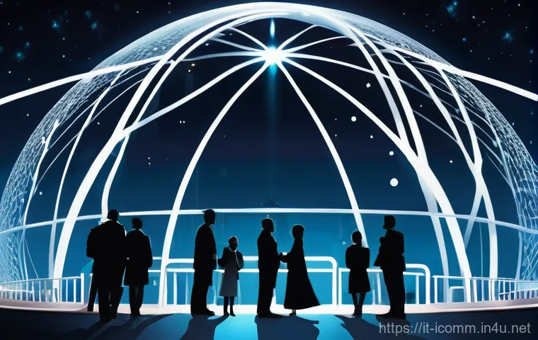 국제커뮤니케이션 전문가의 업무 일지 - **Prompt 2: Humanity and Technology in Global Connection**
    "A dynamic and contemporary scene whe...